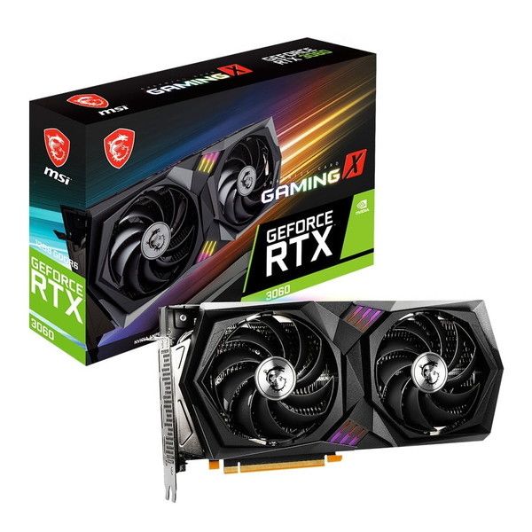 MSI GeForce RTX 3060 GAMING X 12G [グラフィックボード(PCIExp 12GB