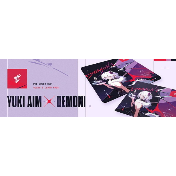 Yuki Aim ya-mp-25-demon1 [Yuki Aim x Demon1 Cloth mousepad] | 激安