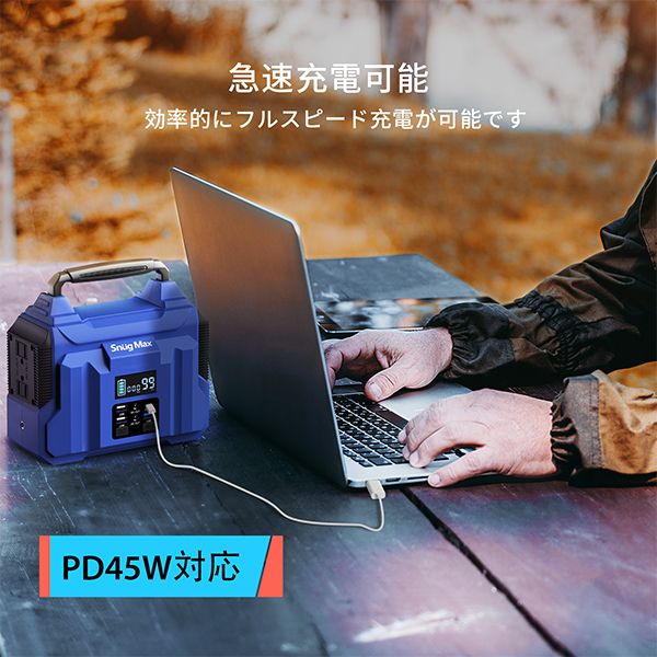 SNUGMAX Vickers 300S [ポータブル電源 60000mAh/222Wh AC(300W 瞬間