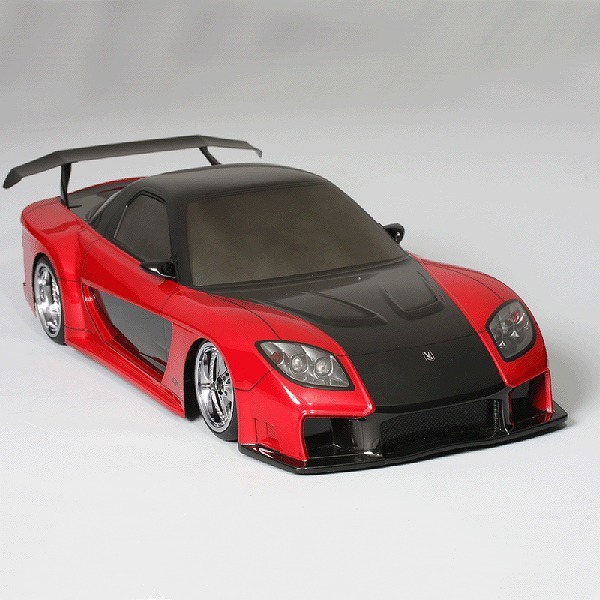 ラジコンボディ　ヴェイルサイド フォーチュンモデルRX-7 ワイルドスピード 01スーパーボディ ヴェイルサイド フォーチュンモデル RX-7 ラジコン