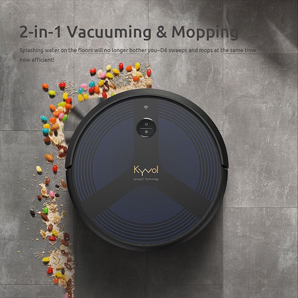KYVOL kyvol D6 ブラック CybovacD6 [ロボット掃除機] | 激安の新品