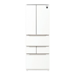 【美品】SHARP SJ-FA46KL-W 冷蔵庫 457L ホワイト 2023 SHARP SJ-MF46M-W ラスティックホワイト [冷蔵庫 (457L