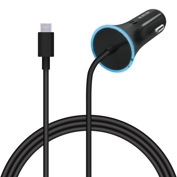 ELECOM MPA-CCCPD01BK [ԍڏ[d J[`[W[ ^CvC USBC P[ǔ^ P[u 1.5m ubN]