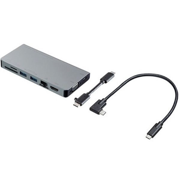 SANWA SUPPLY USB-3TCH13S2 [USB Type-C ドッキングハブ カード