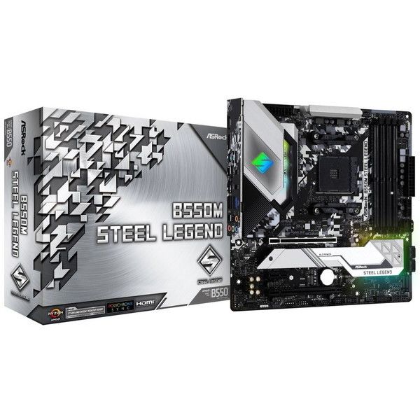 ASRock B550M Steel Legend [MicroATXマザーボード] | 激安の新品・型