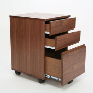 市場株式会社 K-2315BR/ Walnut Desk Chest ブラウン [デスクチェスト 