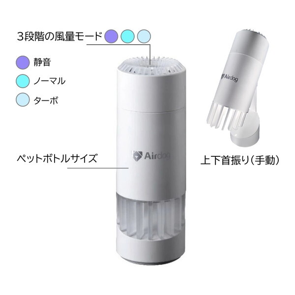 Airdog mini portable ホワイト 公式】Airdog mini | 世界最強レベル高性能空気清浄機