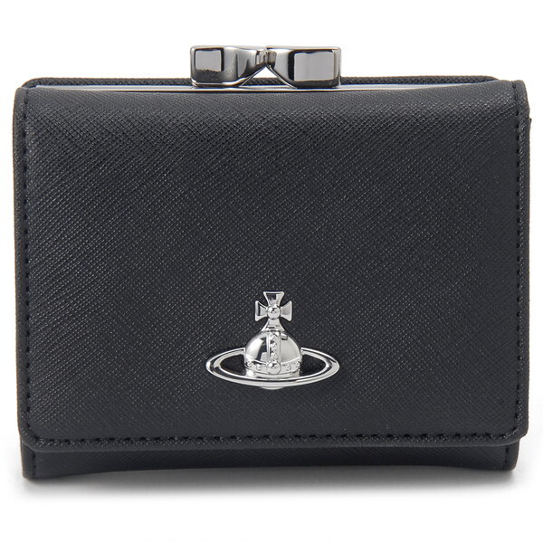 最終値下げ！Vivienne Westwood ブラック 三つ折り財布 ヴィヴィアンウエストウッド Vivienne Westwood 三つ折り財布 折り畳み
