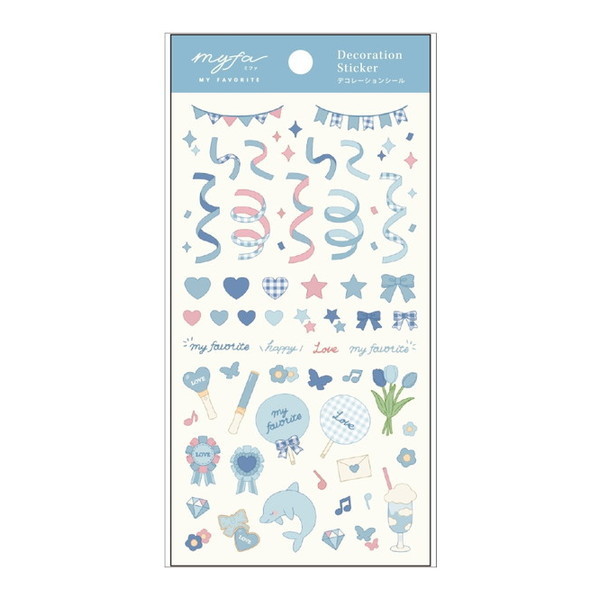 ���q�g���u myfa �f�R���[�V�����V�[�� Y3000-14 �p�E�_�[�u���[