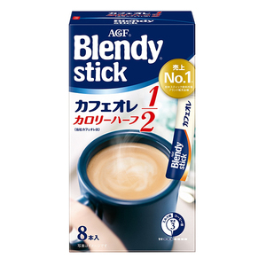 AGF ブレンディ スティック カフェオレカロハーフ 8本 x6
