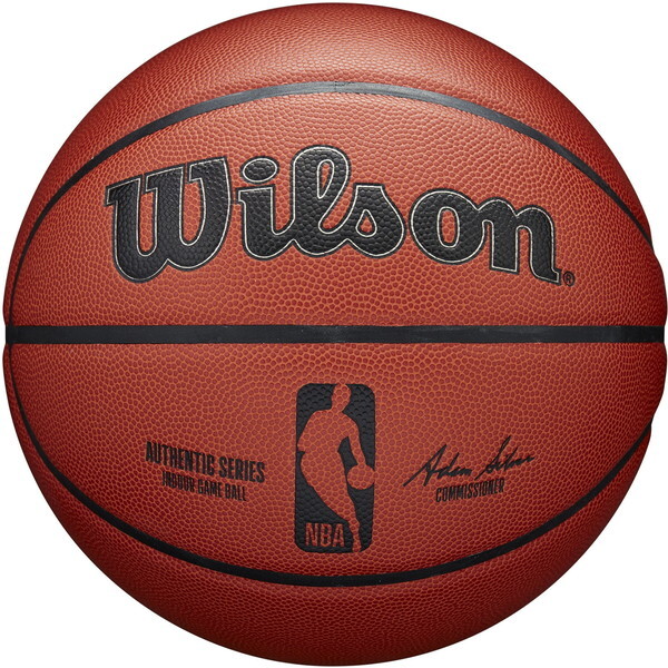 �E�B���\�� WZ1012901XB7 NBA AUTHENTIC �C���h�A �o�X�P�b�g�{�[�� (�u���E��) 7��