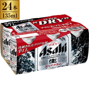 アサヒ スーパードライ 6缶パック 135mlx6x4