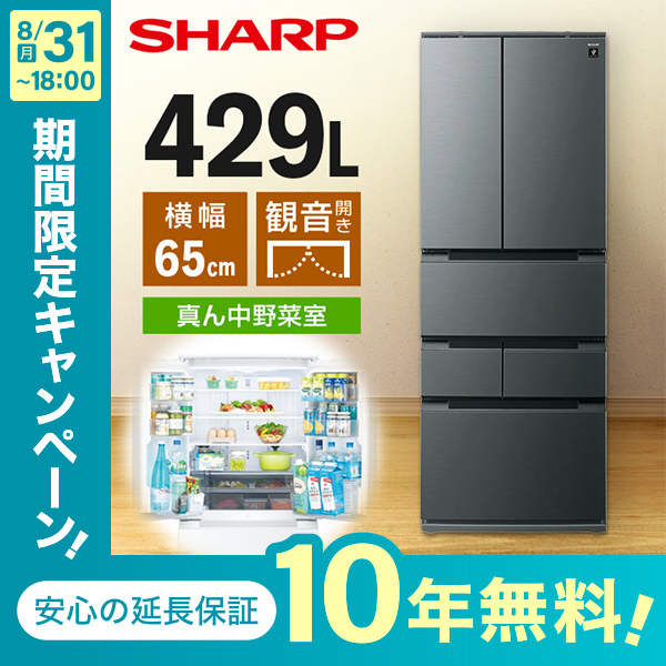 期間限定10年延長保証セット】 SHARP SJ-MF43R-H ダスクダークメタル