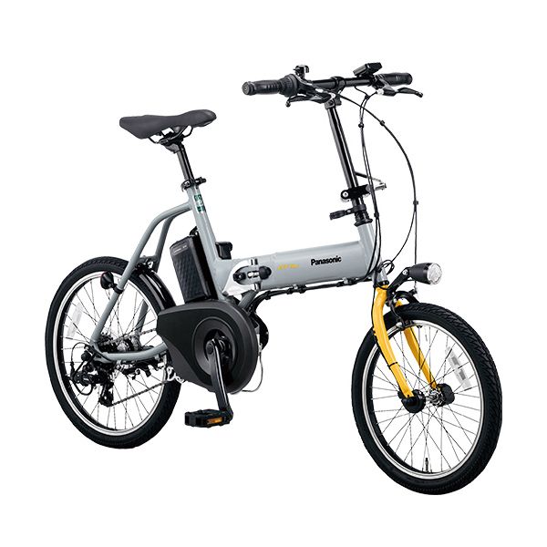 PANASONIC BE-ELW073A-N グレー×イエロー オフタイム [電動アシスト自転車（18/20インチ・外装7段）] |  激安の新品・型落ち・アウトレット 家電 通販 XPRICE - エクスプライス (旧 PREMOA - プレモア)