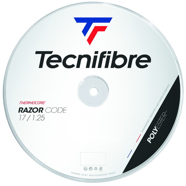 Tecnifibre (eNjt@Co[) dejXp Kbg BOB RAZOR CODE 200m[ 1.30mm TFSR403 WH