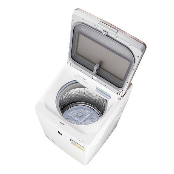 SHARP ES-PW11J-T ブラウン系 [縦型洗濯乾燥機 (洗濯11.0kg/乾燥