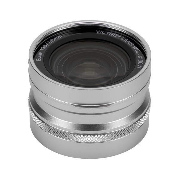 VILTROX WCL-X100VI (Silver) �V���o�[ [���C�h�R���o�[�W���������Y (�x�m�t�C���� X100�V���[�Y)]