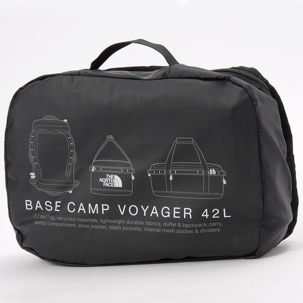 THE NORTH FACE ノースフェイス ベースキャンプ ボイジャー ダッフル BASE CAMP VOYAGER DUFFEL 42L TNF  BLACK NF-0A52RQ0KY4 【並行輸入品】