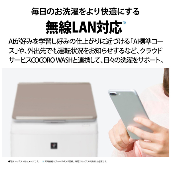 SHARP★電気洗濯乾燥機★ES-PW11E-S★洗濯11.0kg乾燥6.0kg シャープ 穴なし槽 ES-PW11E 価格比較 - 価格.com