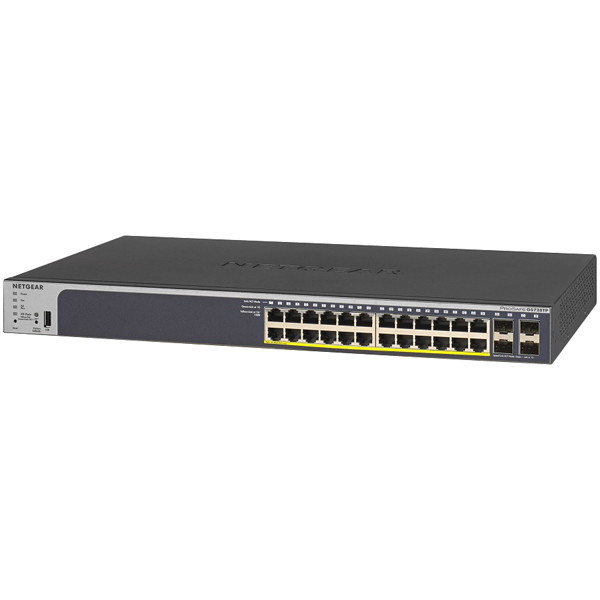 NETGEAR GS728TP-200AJS [GS728TP 日本語対応 ギガ24Port PoE+(190W