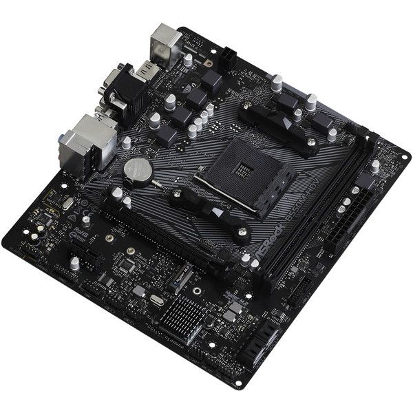 ASRock AMD B550 チップセット マザーボード B550M-HDV - PCパーツ