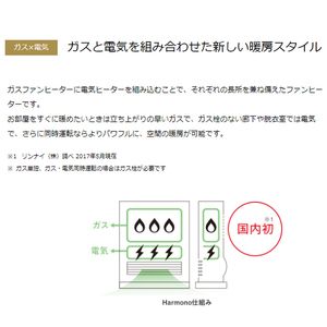 Rinnai RCDH-T3501E-13A Harmo [電気ヒーター機能搭載ガスファン