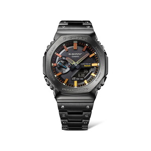 CASIO G-SHOCK　稼働 メンズ 電波ソーラー ブラック オレンジ　時計 CASIO GM-B2100BPC-1AJF ブラック/オレンジイエロー G-SHOCK [ソーラー