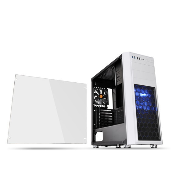 Thermaltake CA-1J5-00M6WN-01 ホワイト Versa H26 White /w casefan