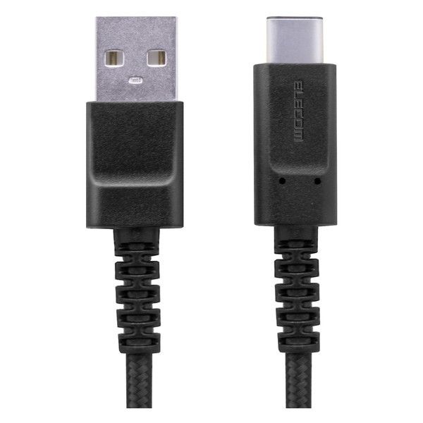 ELECOM MPA-FACS12BK �X�}�[�g�t�H���pUSB�P�[�u�� USB(A-C) ���ϋv 1.2m �u���b�N