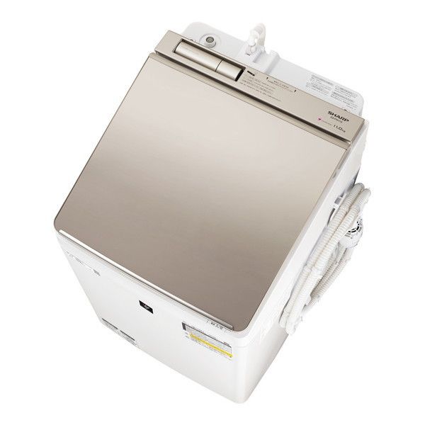縦型洗濯乾燥機　SHARP   ES-PW11G-N SHARP ES-PW11G-N ゴールド系 [縦型洗濯乾燥機 (洗濯11.0kg/乾燥6.0kg