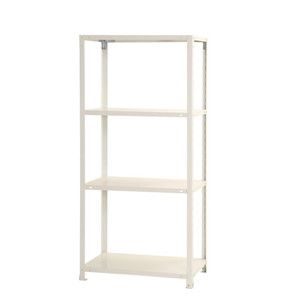 ビーワイケージ ラック ホワイト BCR-640（WH） 組立品 MASH 送料無料 メーカー直送 弘益 Mash BY CAGE ラック BCR-640（WH） キッチン リビング 寝室 脱衣所 ガレージ 省スペース 4段 四段  収納 ラック インテリア 隙間収納 オープンラック アイアンラック ワゴン キッチンワゴン 棚 おしゃれ ビーワイケージ | 暮らしの杜　横濱