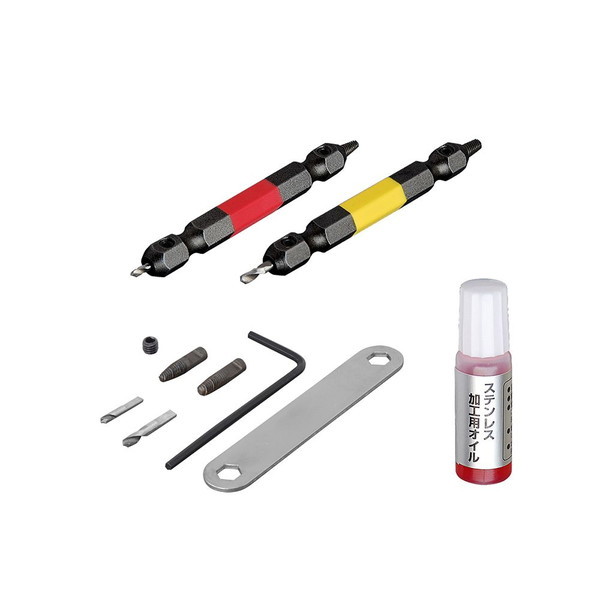 ANEX�i���Ð��쏊�j �Ȃ߂��l�W�͂����r�b�g 2�{�g �S��65mm M2.5�`5�l�W�Ή� �X�e�����X�l�W�ɂ��Ή� No.ANH-S2