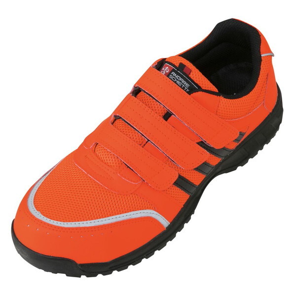 コーコス A-45000 セーフティースニーカー オレンジ 27