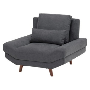 萩原 ソファ(ダークグレー) ブライト1P-DGY