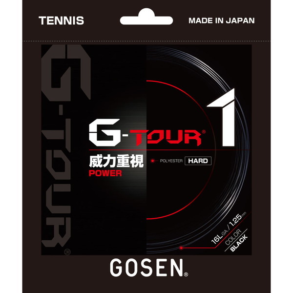 GOSEN (ゴーセン) 硬式テニス用 ガット ジー・ツアー・ワン 16 G-TOUR1