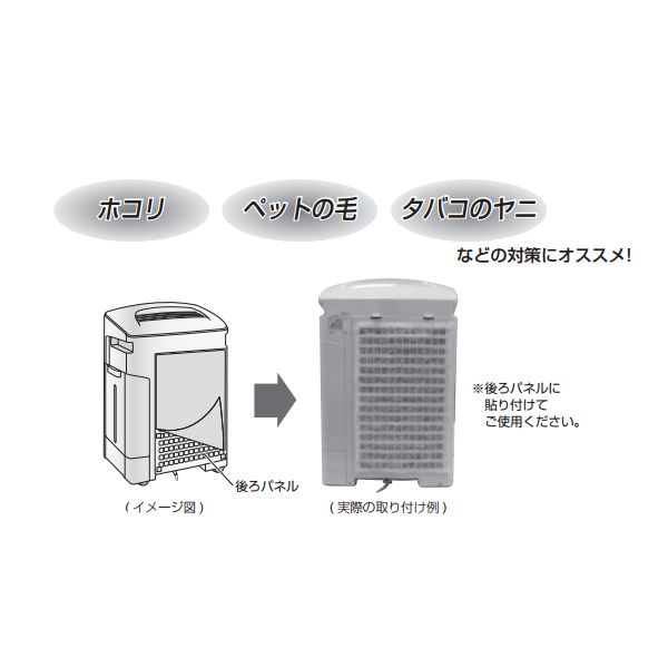 未使用 シャープ空気清浄機用使い捨てプレフィルターFZ_PF80K1 2セット