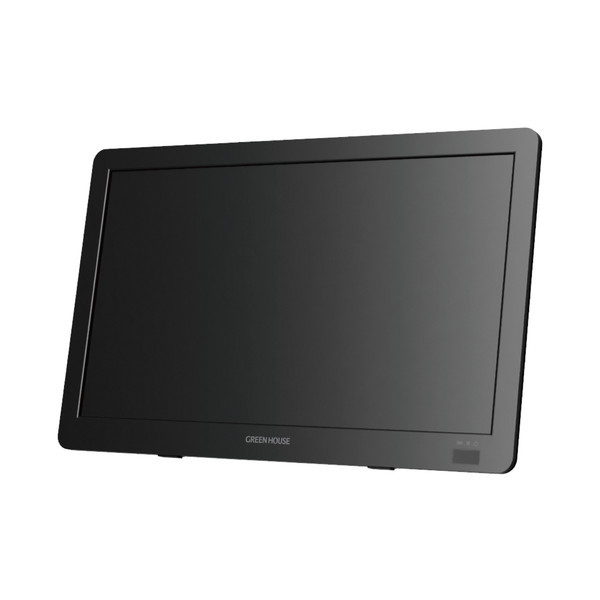 GREEN HOUSE GH-PTV14B-BK ブラック [14 V型ポータブルテレビ