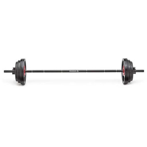 Reebok製 バーベルセット （筋トレ用） 5k/2.5/1.25/バー1本 Reebok製 バーベルフルセット （筋トレ用）5k/2.5/1.25/バー1本