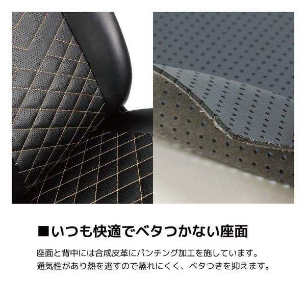 noblechairs NBL-ICN-PU-GOL-SGL ゴールド noblechairs ICON(ノーブル