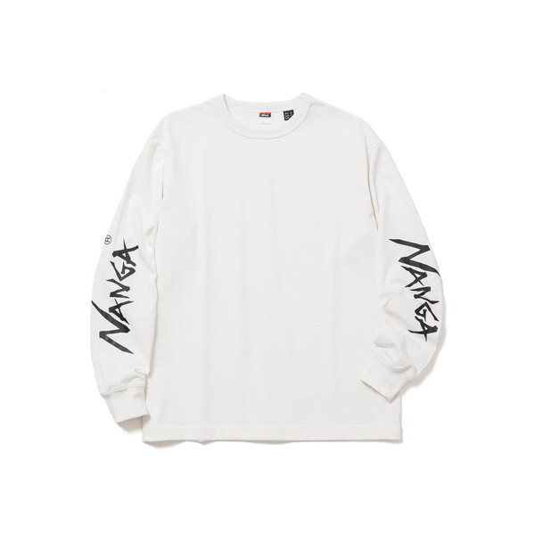 NANGA iK ECO HYBRID SLV LOGO L/S TEE WHT M N2500-1L030A N0003733 [TVc]
