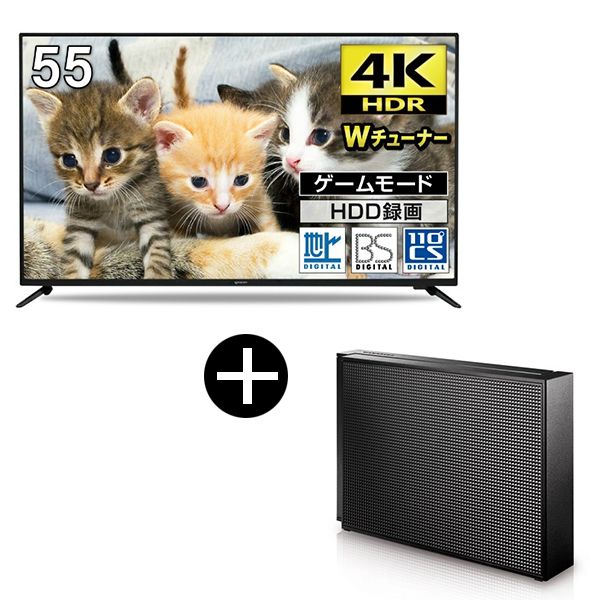 ごろーMaxzen　4K　LED　液晶テレビ　JU55SK04 55インチ JU55SK04(2020年モデル)｜maxzen（マクスゼン）