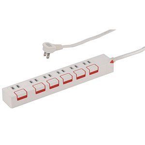 節電コード付タップ