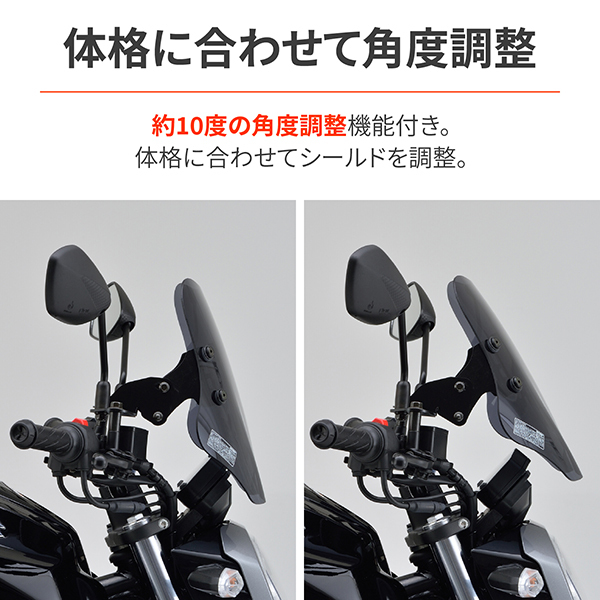 デイトナ D17447 ウインドシールドRS 車種別キット ジクサー150