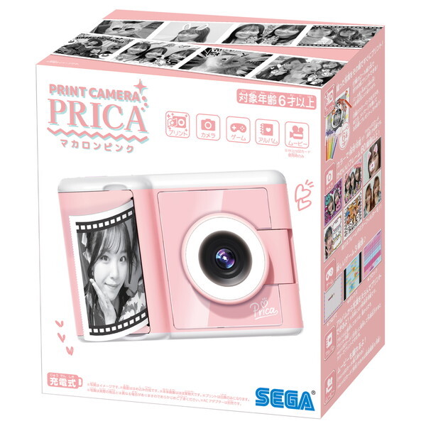 セガトイズ PRINT CAMERA プリカ [マカロンピンク] (電子玩具