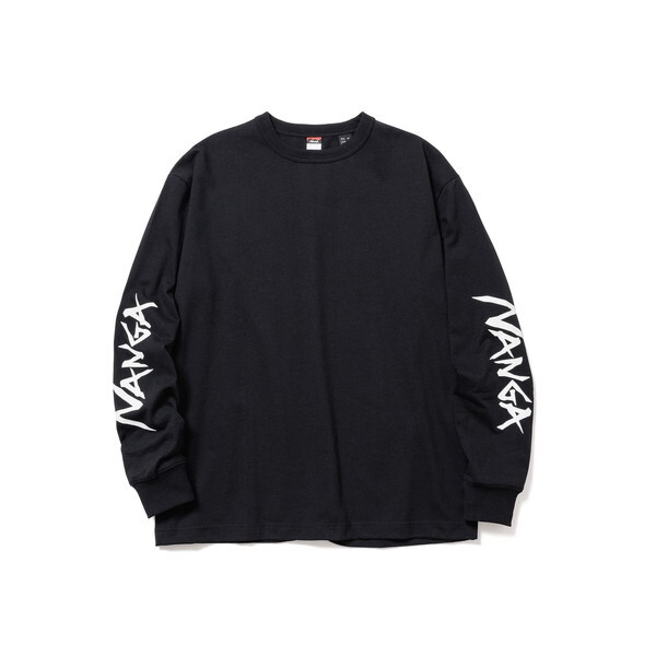 NANGA iK ECO HYBRID SLV LOGO L/S TEE BLK S N2500-1L030A N0003736 [TVc]