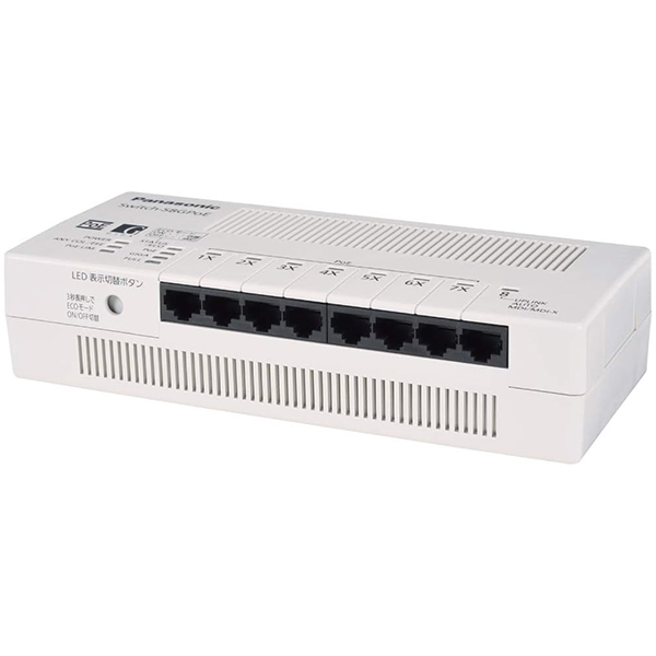 PANASONIC PN24088 8ポート PoE給電スイッチングハブ Switch-S8GPoE