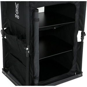 【美品】DOD マルチキッチンテーブル TB1-38-BK ブラック マルチキッチンテーブル（ブラック） TB1-38-BK - DOD
