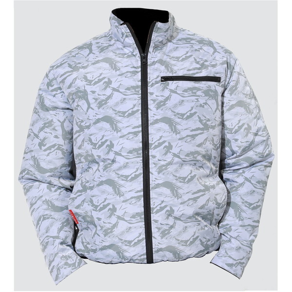 KU90810 空調服 R ポリエステル製フード付き FAN2300B・RD9261・LISUPER1セット シルバー 5L KU90810 空調服 R ポリエステル製フード付き FA01012K50 (ファンカラー