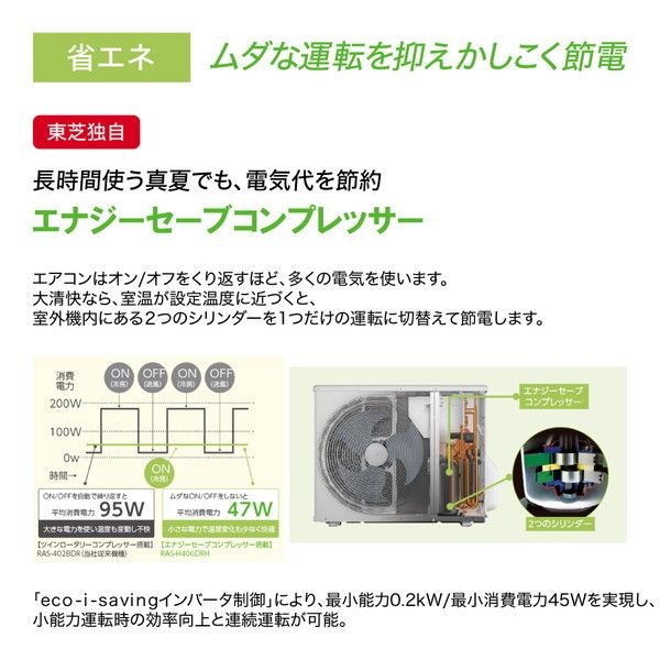 東芝 RAS-H716DRH-W グランホワイト 大清快 H-DRHシリーズ [エアコン