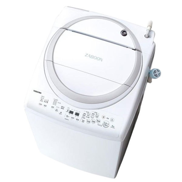 アウトレット】【リユース】 東芝 AW-8V9 グランホワイト ZABOON [洗濯 